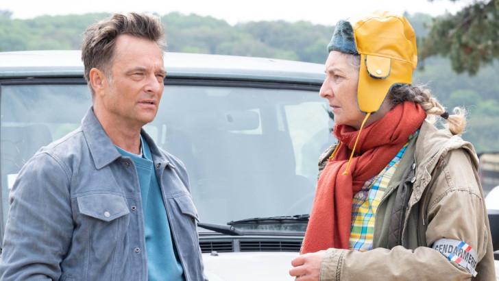 Corinne Masiero et David Hallyday